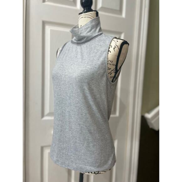 ATHLETA TOP SLEEVELESS MOCK NECK GREY SPORTY GYM VERSATILE MINIMALISTIC Sz S - Picture 11 of 15